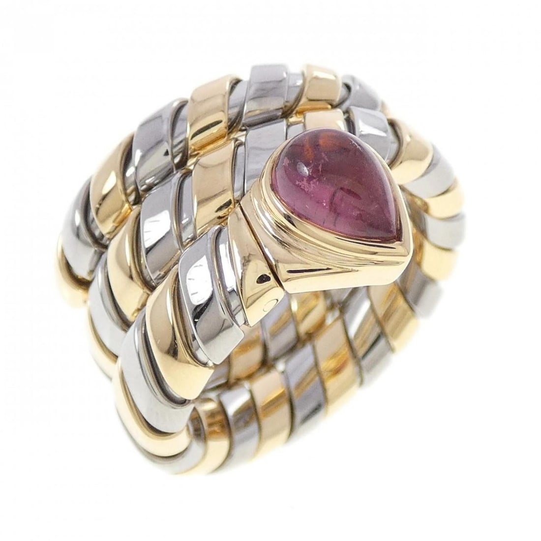 Bvlgari Serpent Ring: --- Catalog ---Category: SizeJP Size: 11US Size: 6Category: DesignColor: Yellow goldGender: WomenMaterial: Stainless steelCategory: GeneralBrand: Bvlgari--- Item List ---Section: ConditionRanking: Ran