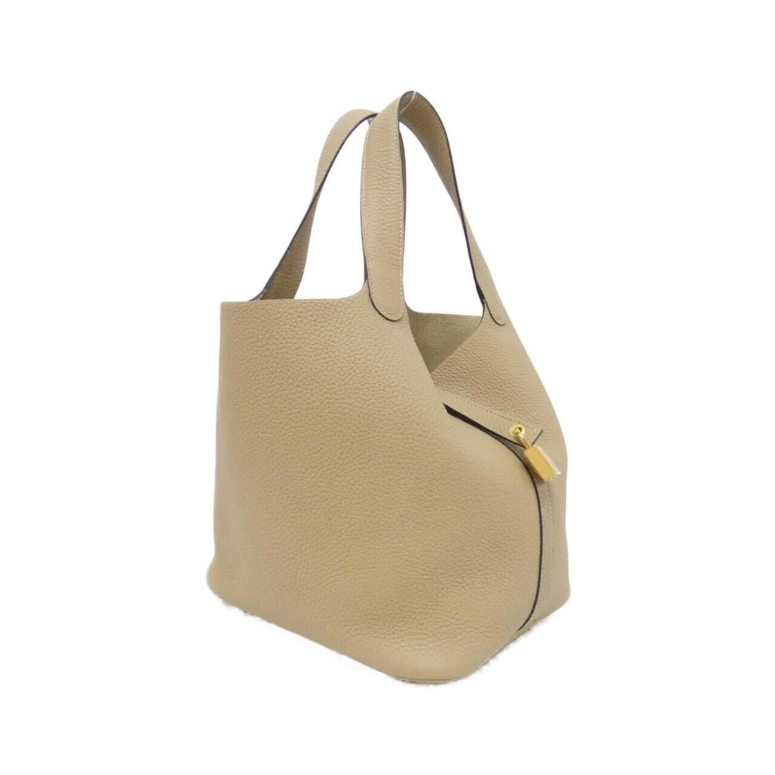 Hermes Picotin Lock MM 060991CC Handbag: --- Catalog ---Category: SizeSize (HxWxD): 22cm x 23cm x 17cm / 8.66'' x 9.05'' x 6.69''Category: DesignType: HandbagColor: BeigeMaterial: Taurillon clemence leather Category: GeneralMPN: 060991CCBran