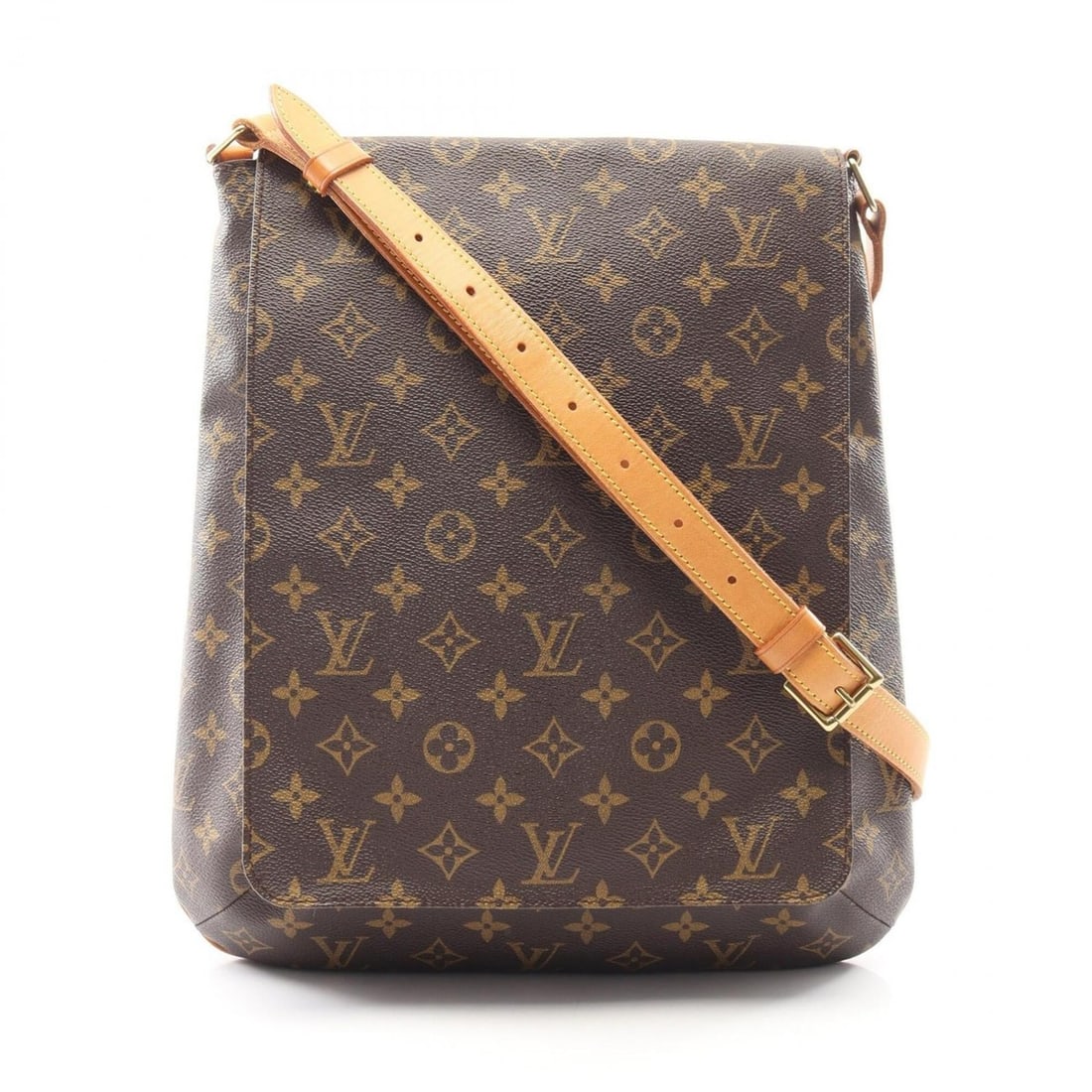 Louis Vuitton Musette Shoulder Bag/Handbag, Coated Canvas and Leather, Monogram Pattern, Women's,: --- Catalog ---Category: SizeSize (HxWxD): 35cm x 31cm x 9cm / 13.77'' x 12.2'' x 3.54''Category: DesignType: Handbag, Shoulder bagColor: Brown, MonogramGender: WomenMaterial: Coated canvas , Leather 