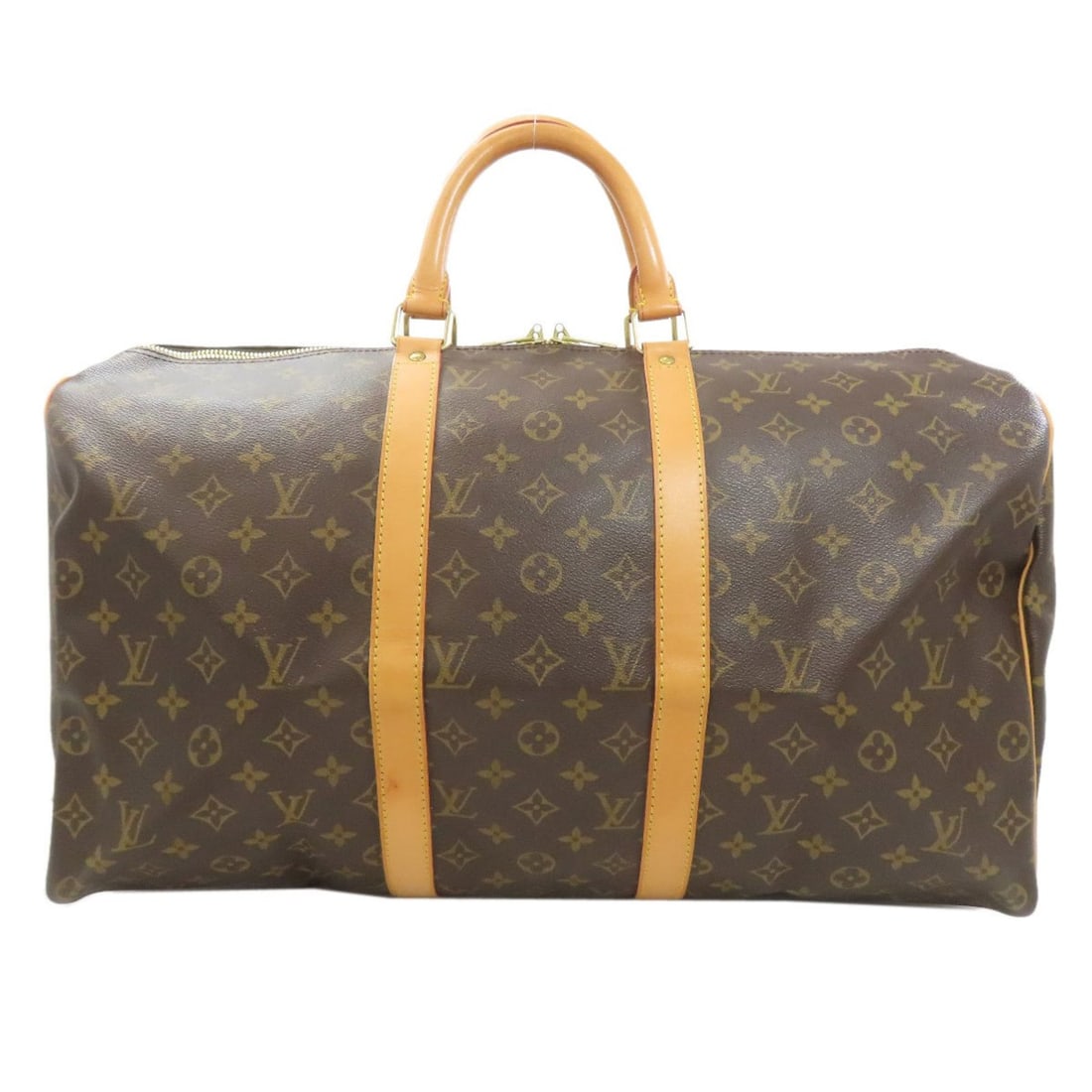 Louis Vuitton M41426 Keepall 50 Boston Bag, Monogram Canvas, Women's LOUIS VUITTON: --- Catalog ---Category: SizeSize (HxWxD): 28cm x 50cm x 22cm / 11.02'' x 19.68'' x 8.66''Category: DesignType: Boston bagColor: Brown, MonogramGender: WomenMaterial: Monogram , Canvas Category: Gener