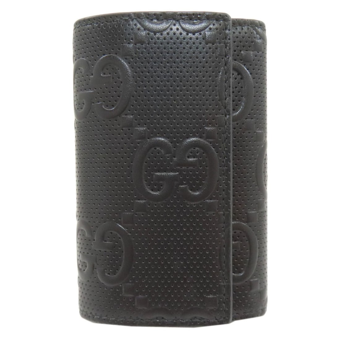 Gucci 625565 GG Embossed Leather Key Case for Women: --- Catalog ---Category: DesignType: KeycaseColor: BlackGender: WomenClosure: ButtonMaterial: Leather Category: GeneralMPN: 625565Brand: GucciCategory: Physical PropertiesSize (HxWxD): 11cm x 7cm x 2c
