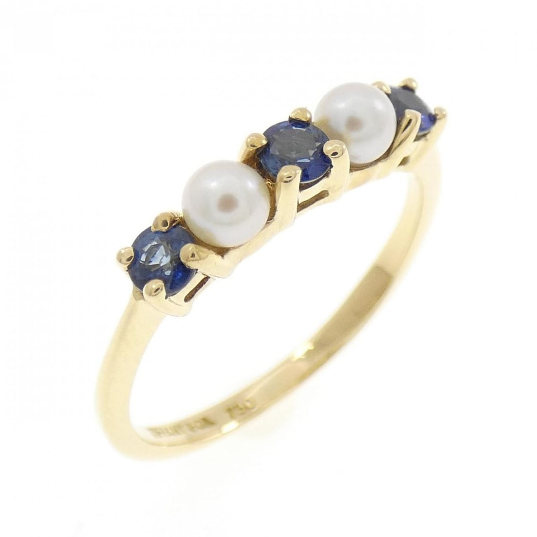 Tiffany & Co. Freshwater Pearl Ring: --- Catalog ---Category: SizeJP Size: 12US Size: 6.5Category: DesignColor: Yellow goldGender: WomenMaterial: Yellow gold (18K)Category: GeneralBrand: Tiffany--- Item List ---Section: ConditionRanking: