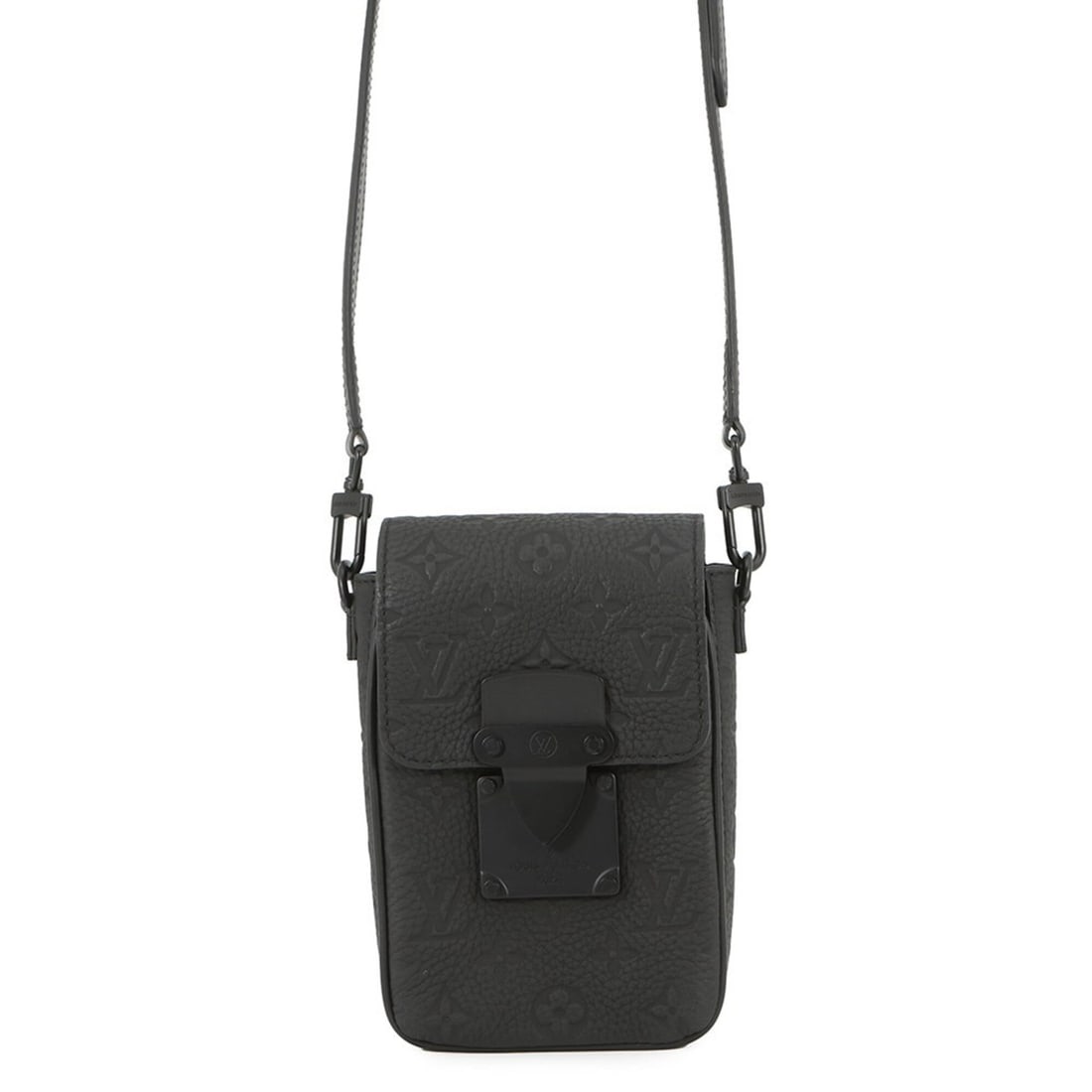 Louis Vuitton Shoulder Bag Monogram Taurillon S-Lock Vertical Wearable Wallet M81524 Black Handbag: --- Catalog ---Category: SizeWeight: 500g / 1.1lb.Size (HxWxD): 19cm x 12cm x 5cm / 7.48'' x 4.72'' x 1.96''Strap Length: 107cm - 131cm / 42.12'' - 51.57''Category: DesignType: Handbag, Shoulder bagCo