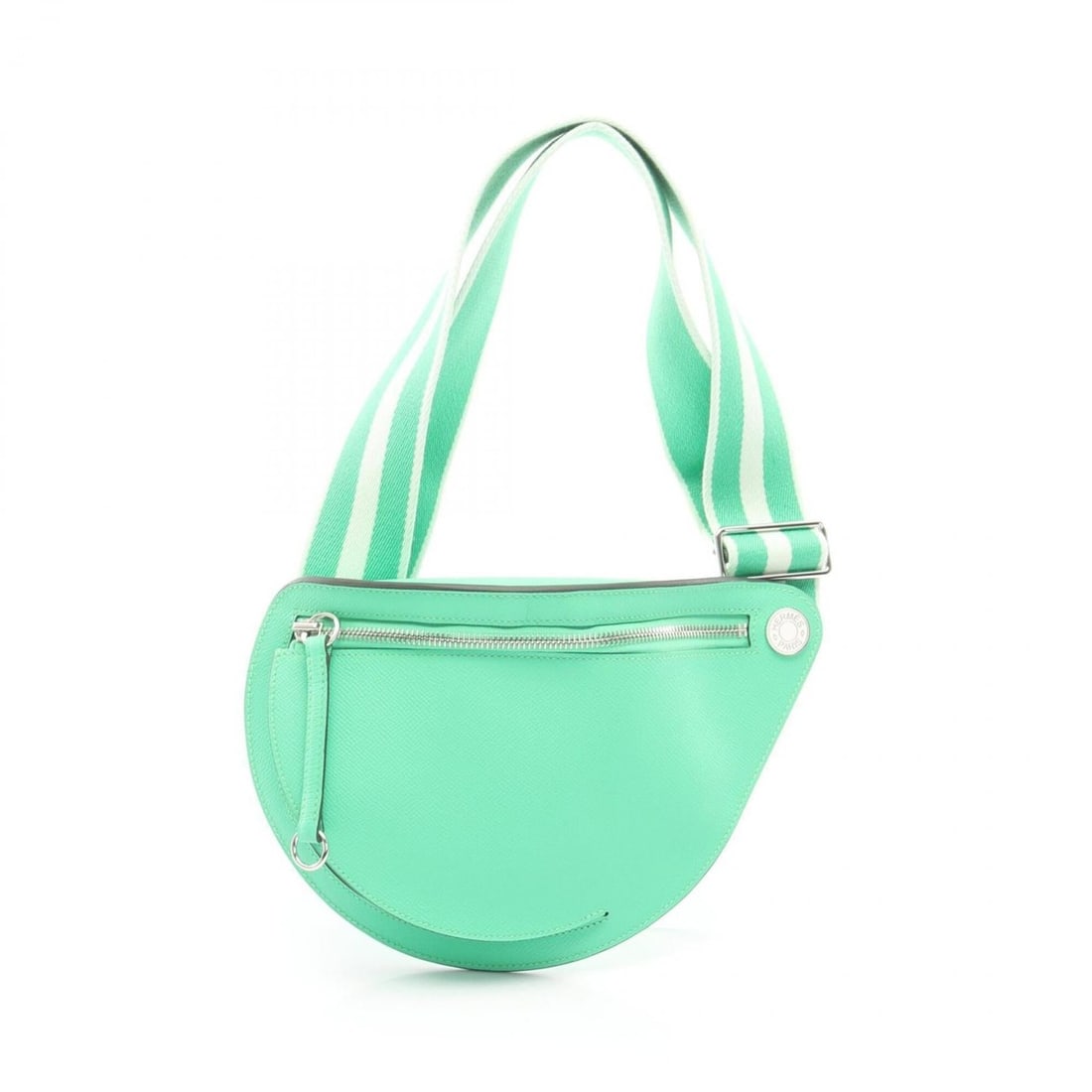 Hermes Petite Course Shoulder Bag/Handbag, Leather, Veau Epsom, Women's, Green, 084631CK: --- Catalog ---Category: SizeSize (HxWxD): 18cm x 24.5cm x 2cm / 7.08'' x 9.64'' x 0.78''Category: DesignType: Handbag, Shoulder bagColor: GreenGender: WomenMaterial: Epsom leather Category: GeneralMP