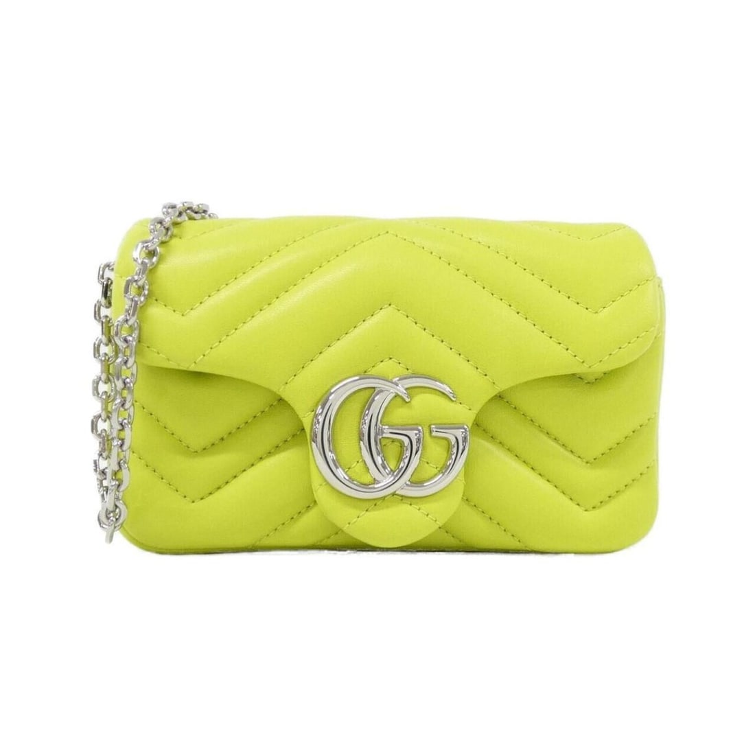 Gucci GG Marmont 841290 AAFAX Handbag: --- Catalog ---Category: SizeWeight: 290g / 10.22oz.Size (HxWxD): 10cm x 16cm x 5cm / 3.93'' x 6.29'' x 1.96''Strap Length: 120cm / 47.24''Category: DesignType: HandbagColor: GreenGender: WomenMateria