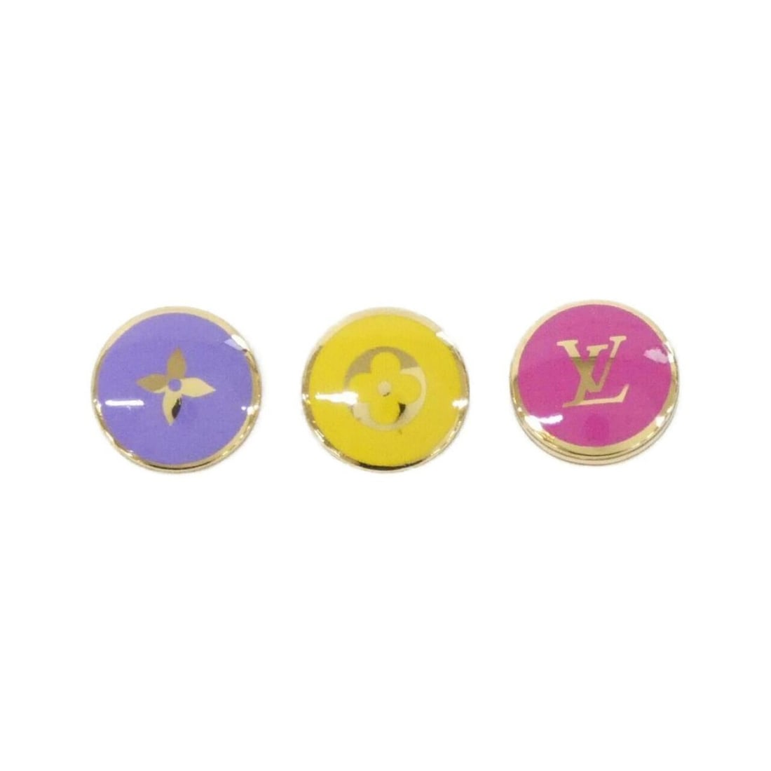 Louis Vuitton LV Confetti Earrings M03495: --- Catalog ---Category: SizeDiameter: 12mm / 0.47''Category: DesignType: Stud earringsColor: Multi-colorGender: WomenCategory: GeneralBrand: Louis Vuitton--- Item List ---Section: ConditionRanking: R