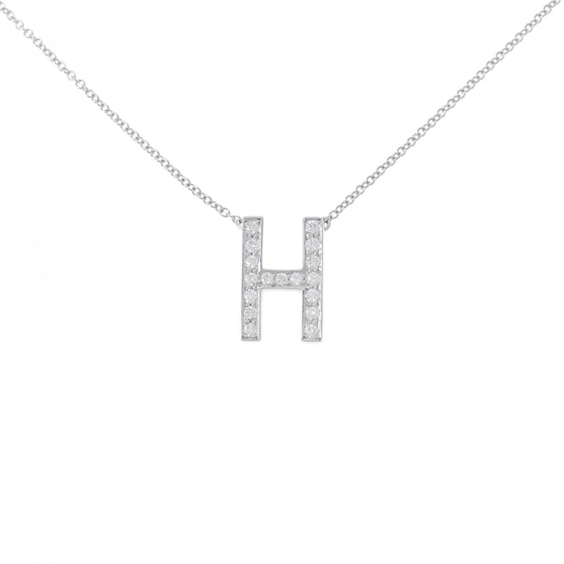 Tiffany Letter Pendant Mini Necklace: --- Catalog ---Category: SizeWidth: 1.2mm / 0.05''Weight: 3.6g / 0.12oz.Pendant Size: 13mm x 8.4mm / 0.51'' x 0.33''Neck Circumference: 41 cm / 16.14''Category: DesignStone: DiamondGender: WomenMateri