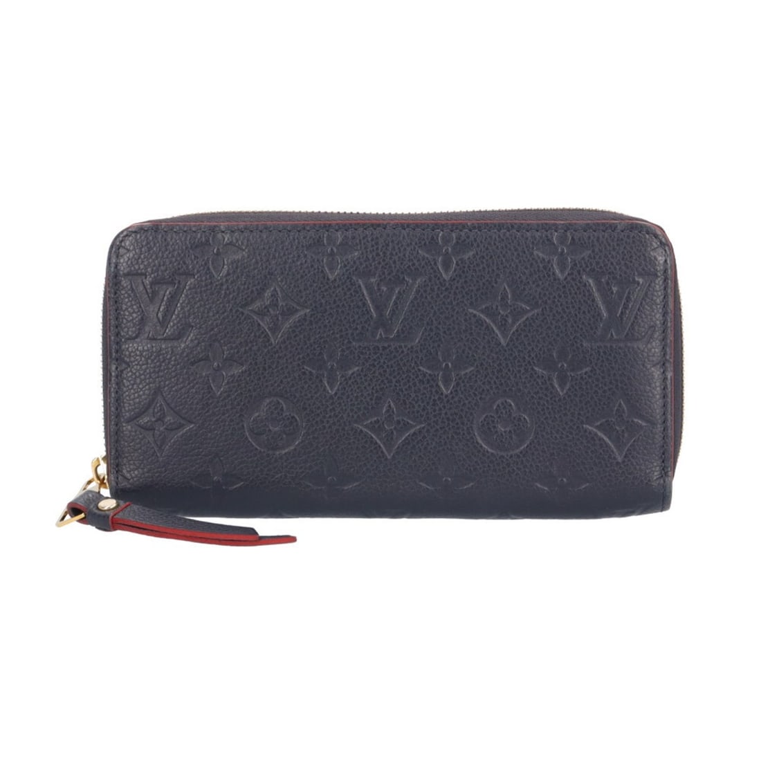 Louis Vuitton Zippy Wallet Monogram Empreinte Long M62121 Women's LOUIS VUITTON: --- Catalog ---Category: SizeWeight: 230g / 8.11oz.Size (HxWxD): 10.5cm x 19cm x 2.5cm / 4.13'' x 7.48'' x 0.98''Category: DesignType: Long wallet (bi-fold)Color: Marine rouge, NavyGender: WomenClosur