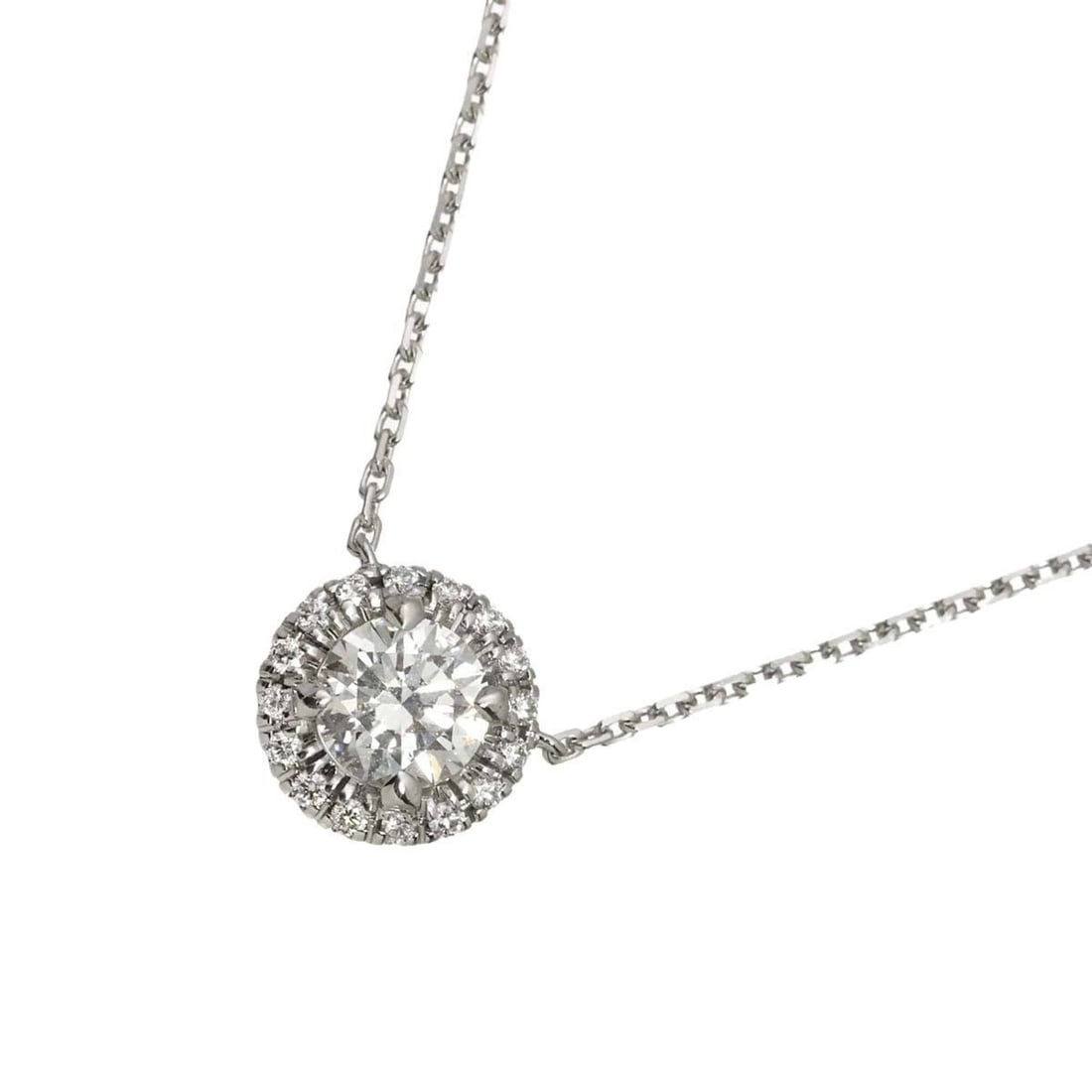 Cartier Destinée Diamond Necklace, 0.50ct G VS1 3EX, 42cm, 18K White Gold 750.: --- Catalog ---Category: SizePendant Size: 8.3mm x 8.3mm / 0.32'' x 0.32''Neck Circumference: 42 cm / 16.53''Category: DesignGender: WomenMaterial: White gold (18K)Necklace Type: NecklaceCategory: Gen