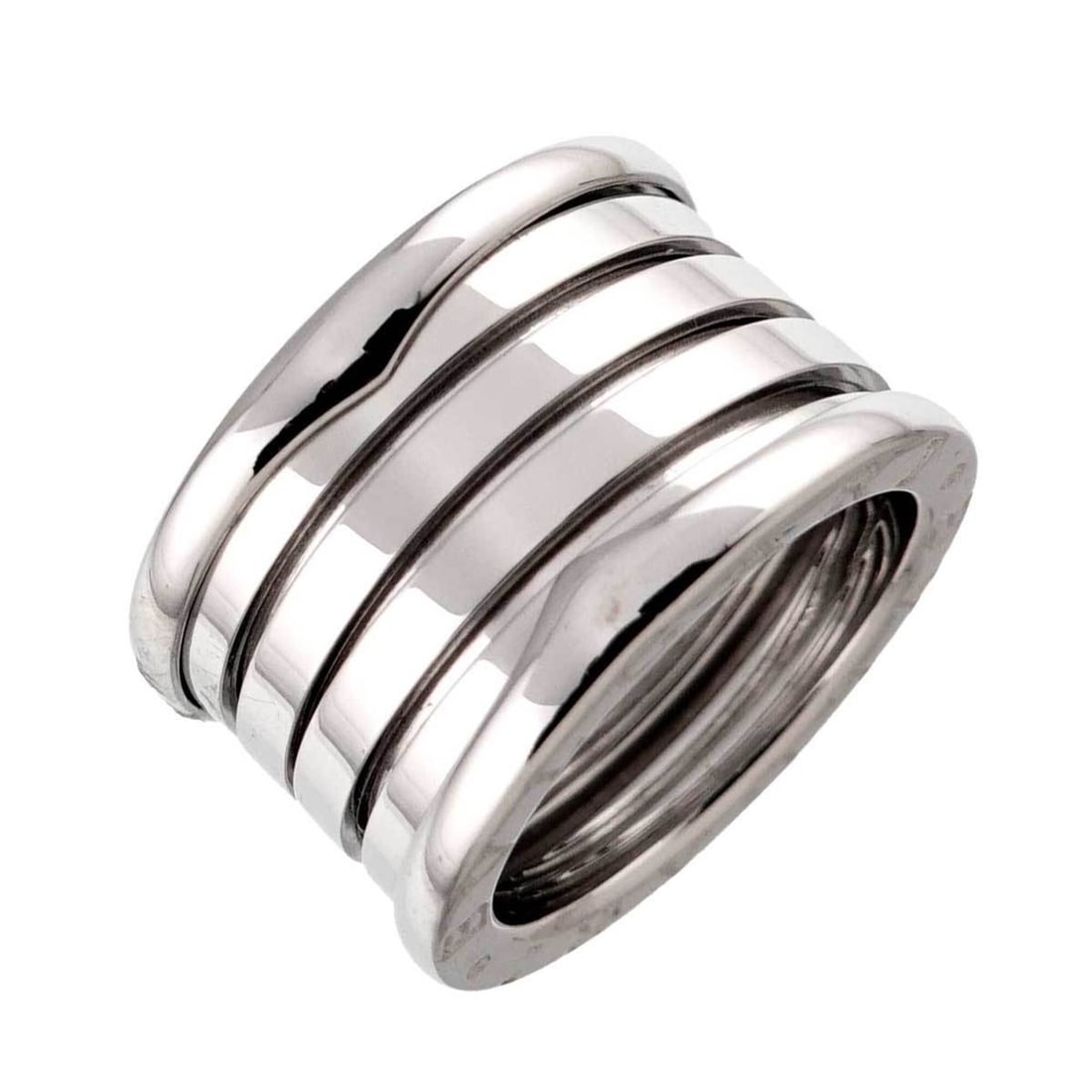 Bulgari BVLGARI B-ZERO1 5-band ring #51 18K WG White Gold 750: --- Catalog ---Category: SizeUS Size: 6Brand Size: 51Category: DesignType: Band ringGender: WomenMaterial: White gold (18K)Category: GeneralBrand: Bvlgari--- Item List ---Section: ConditionRanking: Ra
