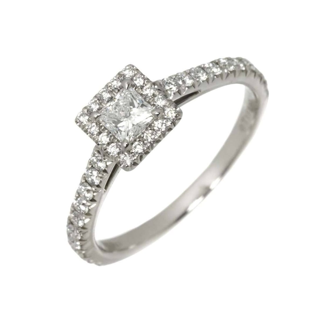 Tiffany & Co. Princess Cut Diamond 0.19ct F VS1 Ring Platinum: --- Catalog ---Category: SizeJP Size: 6.5US Size: 3.5Category: DesignType: Band ringGender: WomenMaterial: Platinum 950Category: GeneralBrand: Tiffany--- Item List ---Section: ConditionRanking: Rank S