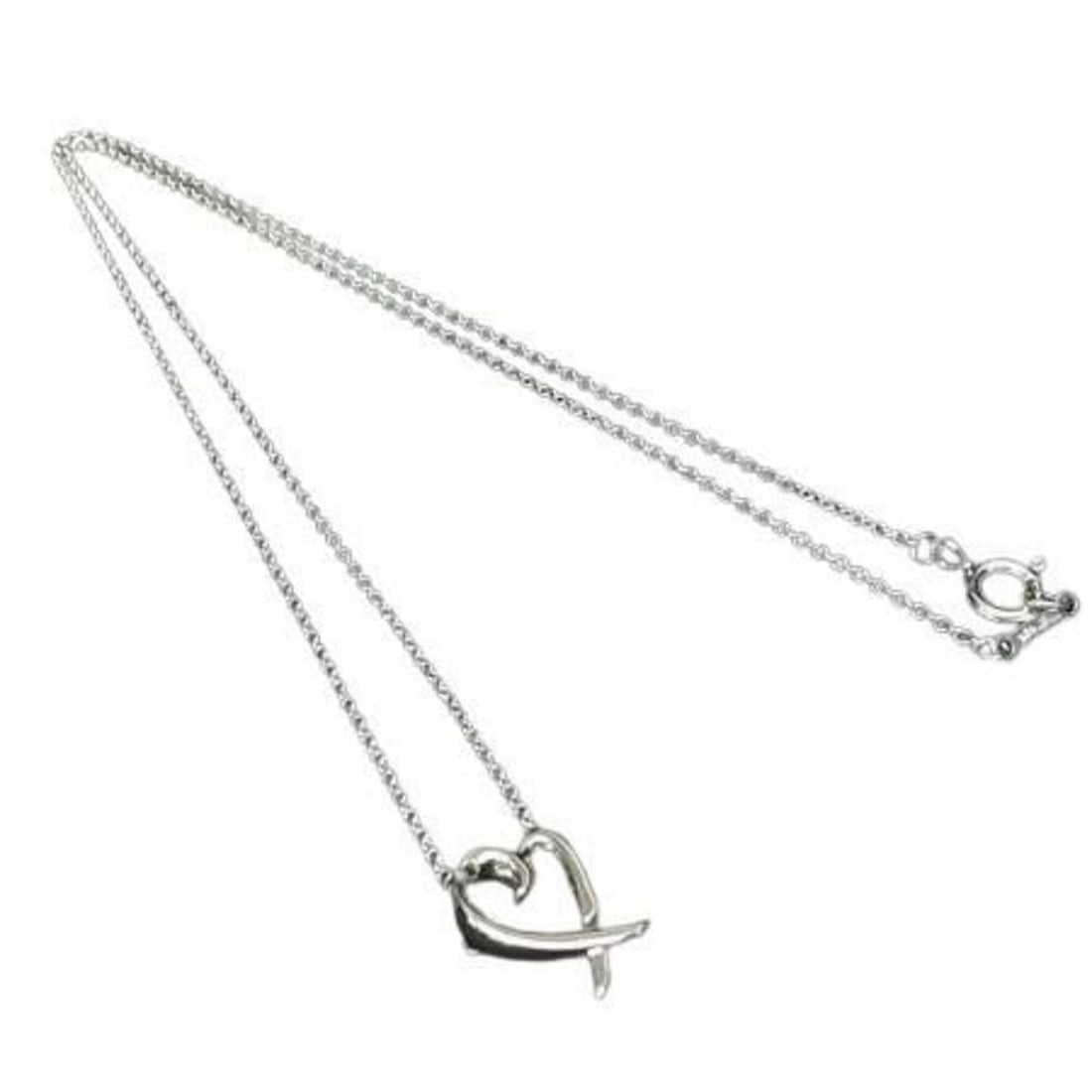 Tiffany & Co. Necklace Paloma Picasso Loving Heart Silver SV925 Women's: --- Catalog ---Category: SizePendant Size: 12mm x 8mm / 0.47'' x 0.31''Neck Circumference: 41.4 cm / 16.29''Category: DesignColor: SilverGender: WomenMaterial: Silver 925Necklace Type: NecklaceCategor