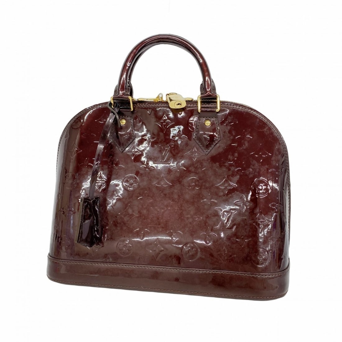 Louis Vuitton Alma PM Vernis Handbag M91611 Amarante (Women's): --- Catalog ---Category: SizeSize (HxWxD): 23.5cm x 30.5cm x 15cm / 9.25'' x 12'' x 5.9''Category: DesignType: HandbagColor: AmaranteGender: WomenCategory: GeneralMPN: M91611Brand: Louis Vuitton--- It