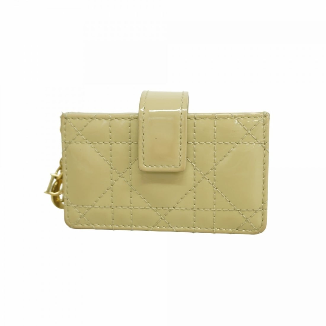 Christian Dior Business Card Holder/Card Case, Cannage Enamel, Gray, Women's, P2772633: --- Catalog ---Category: DesignType: Card caseColor: GrayGender: WomenCategory: GeneralBrand: Christian DiorCategory: Physical PropertiesSize (HxWxD): 6cm x 10.5cm x 2cm / 2.36'' x 4.13'' x 0.78''--- 