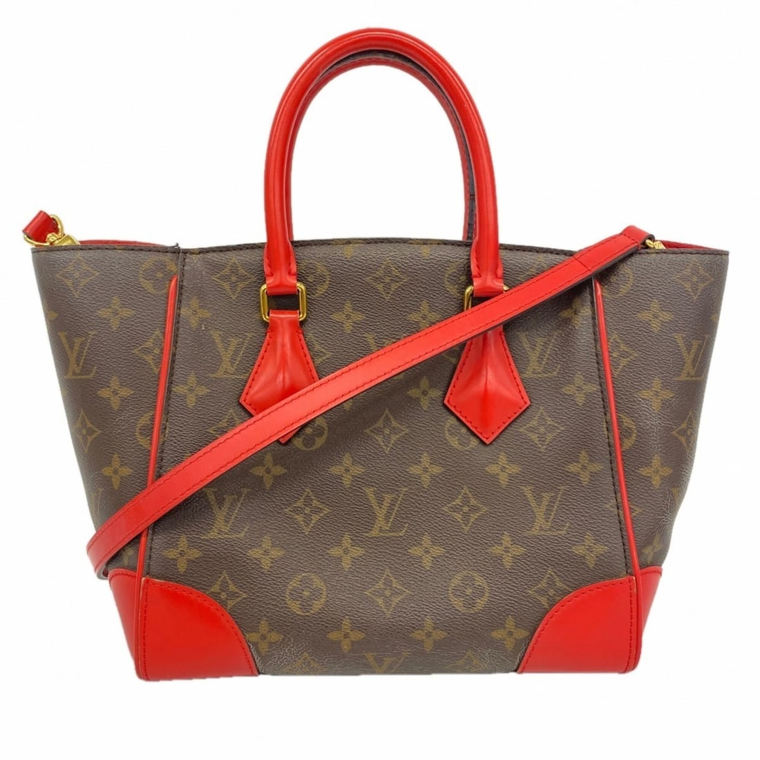 Louis Vuitton Monogram Phoenix PM Handbag M41537 Coquelicot 2-way bag for women P2749160: --- Catalog ---Category: SizeSize (HxWxD): 23cm x 24.5cm x 14cm / 9.05'' x 9.64'' x 5.51''Category: DesignType: HandbagColor: CoquelicotsGender: WomenCategory: GeneralMPN: M41537Brand: Louis Vuitton--