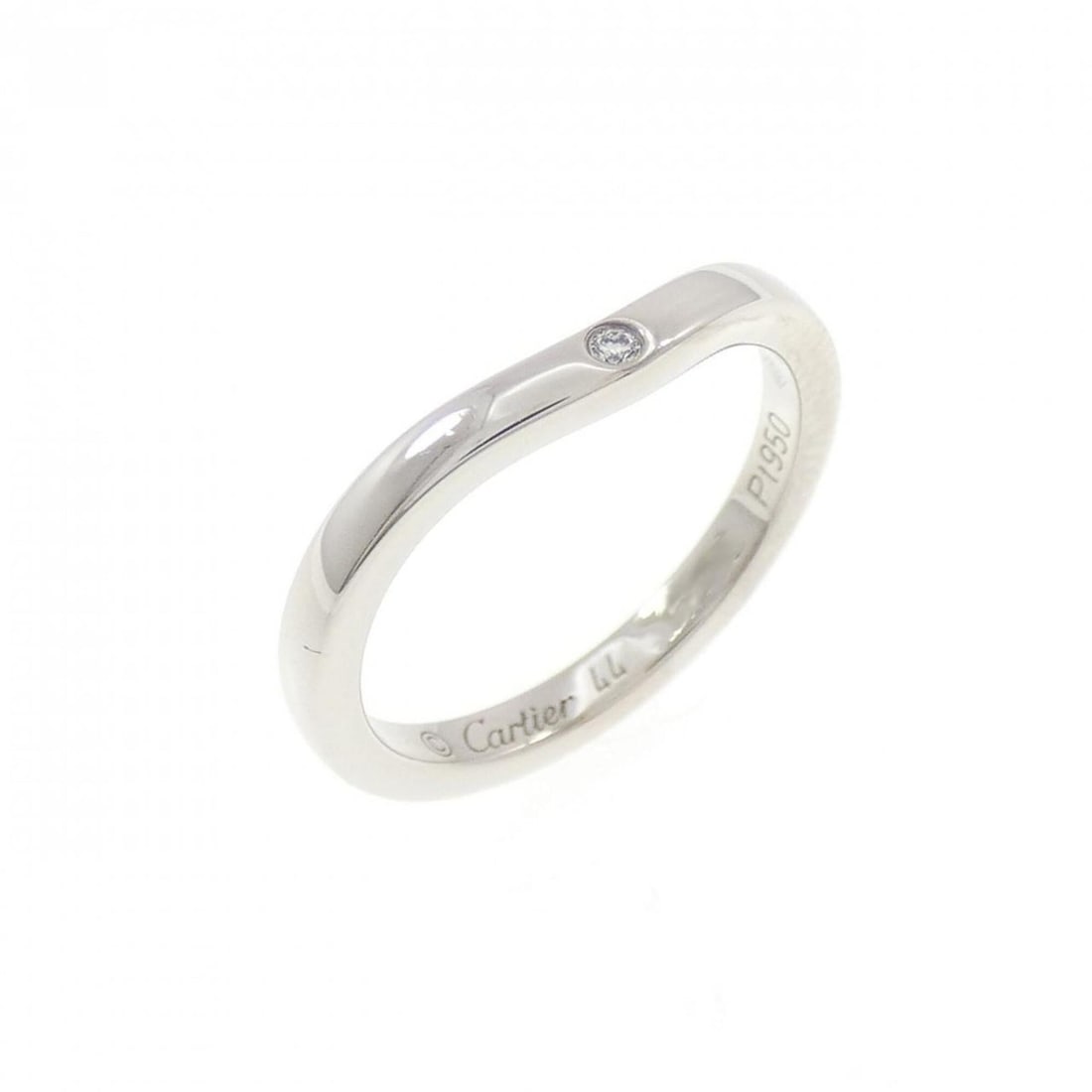 Cartier Ballerina 3P Ring: --- Catalog ---Category: SizeJP Size: 4US Size: 3Category: DesignColor: SilverGender: WomenMaterial: Platinum 950Category: GeneralBrand: Cartier--- Item List ---Section: ConditionRanking: Rank A Used 
