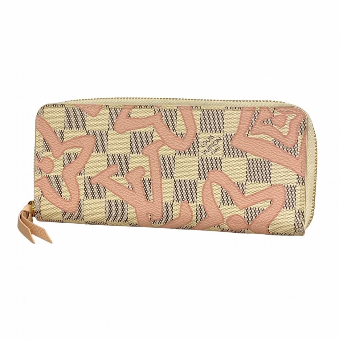 Louis Vuitton Damier Azur Tahiti Portefeuille Clemence Long Wallet N60099 White Pink Women's: --- Catalog ---Category: SizeSize (HxWxD): 9cm x 19.5cm x 2cm / 3.54'' x 7.67'' x 0.78''Category: DesignType: Long wallet (bi-fold)Color: Pink, WhiteGender: WomenCategory: GeneralMPN: N60099Brand: Lou