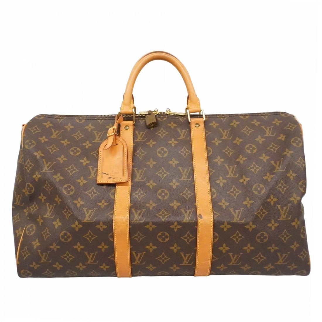 Louis Vuitton Bags - Boston Monogram Keepall Bandoulière 50 M41416 Brown Men's & Women's: --- Catalog ---Category: SizeSize (HxWxD): 29cm x 52cm x 22cm / 11.41'' x 20.47'' x 8.66''Category: DesignType: Boston bagColor: BrownGender: Men,WomenCategory: GeneralMPN: M41416Brand: Louis Vuitton-