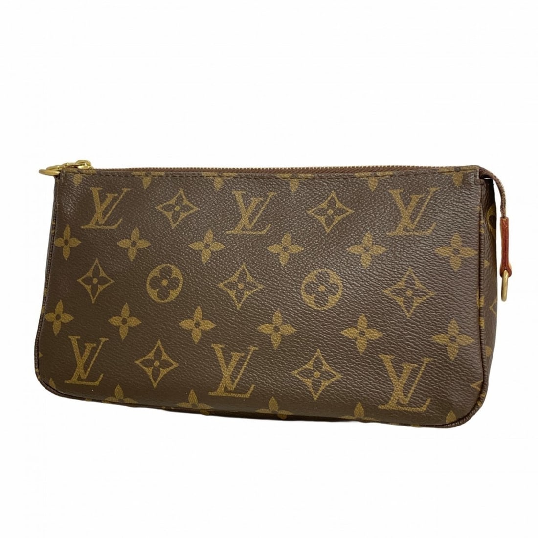 Louis Vuitton Monogram Pochette Accessoires M40712 Brown Women's Bag/Pouch: --- Catalog ---Category: SizeSize (HxWxD): 12.5cm x 23cm x 4.5cm / 4.92'' x 9.05'' x 1.77''Category: DesignType: PouchColor: BrownGender: WomenCategory: GeneralMPN: M40712Brand: Louis Vuitton--- Item 