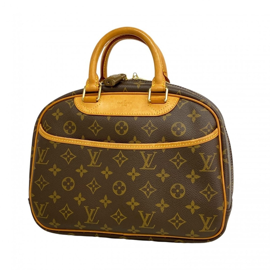 Louis Vuitton Monogram Trouville Handbag M42228 Brown Women's: --- Catalog ---Category: SizeSize (HxWxD): 22cm x 28cm x 10cm / 8.66'' x 11.02'' x 3.93''Category: DesignType: HandbagColor: BrownGender: WomenCategory: GeneralMPN: M42228Brand: Louis Vuitton--- Item 