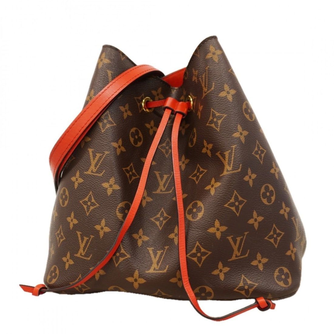 Louis Vuitton Monogram NeoNoe Shoulder Bag M44021 Coquelicot (Women's): --- Catalog ---Category: SizeSize (HxWxD): 25.5cm x 26cm x 17cm / 10.03'' x 10.23'' x 6.69''Category: DesignType: Shoulder bagColor: CoquelicotsGender: WomenCategory: GeneralMPN: M44021Brand: Louis Vu