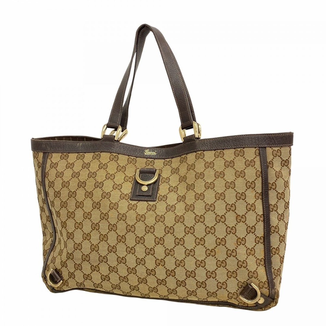 Gucci GG Canvas Tote Bag 141472, Brown Canvas, Women's: --- Catalog ---Category: SizeSize (HxWxD): 27cm x 39cm x 10cm / 10.62'' x 15.35'' x 3.93''Category: DesignType: Tote bagColor: BrownGender: WomenMaterial: Canvas Hardware Color: GoldCategory: GeneralM