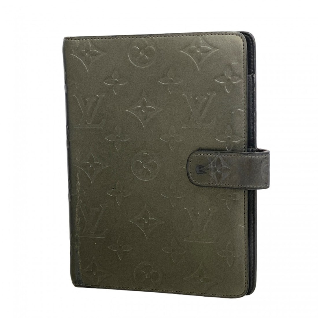 Louis Vuitton Monogram Matte Agenda MM Notebook Cover R20922 Noir (Men's/Women's): --- Catalog ---Category: DesignColor: NoirGender: Men,WomenCategory: GeneralMPN: R20922Brand: Louis VuittonCategory: Physical PropertiesSize (HxWxD): 18.5cm x 14.5cm x 4.5cm / 7.28'' x 5.7'' x 1.77''-