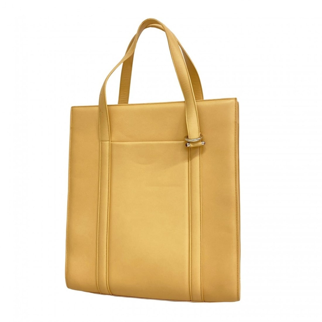 Cartier tote bag, cabochon leather, beige, women's.: --- Catalog ---Category: SizeSize (HxWxD): 34cm x 30cm x 10cm / 13.38'' x 11.81'' x 3.93''Category: DesignType: Tote bagColor: BeigeGender: WomenMaterial: Leather Hardware Color: SilverCategory: Gener