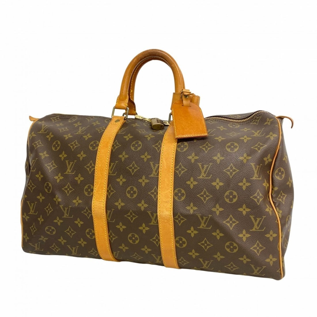 Louis Vuitton Bags - Boston Monogram Keepall 45 M41428 Brown Men's & Women's: --- Catalog ---Category: SizeSize (HxWxD): 27cm x 46cm x 20cm / 10.62'' x 18.11'' x 7.87''Category: DesignType: Boston bagColor: BrownGender: Men,WomenCategory: GeneralMPN: M41428Brand: Louis Vuitton-