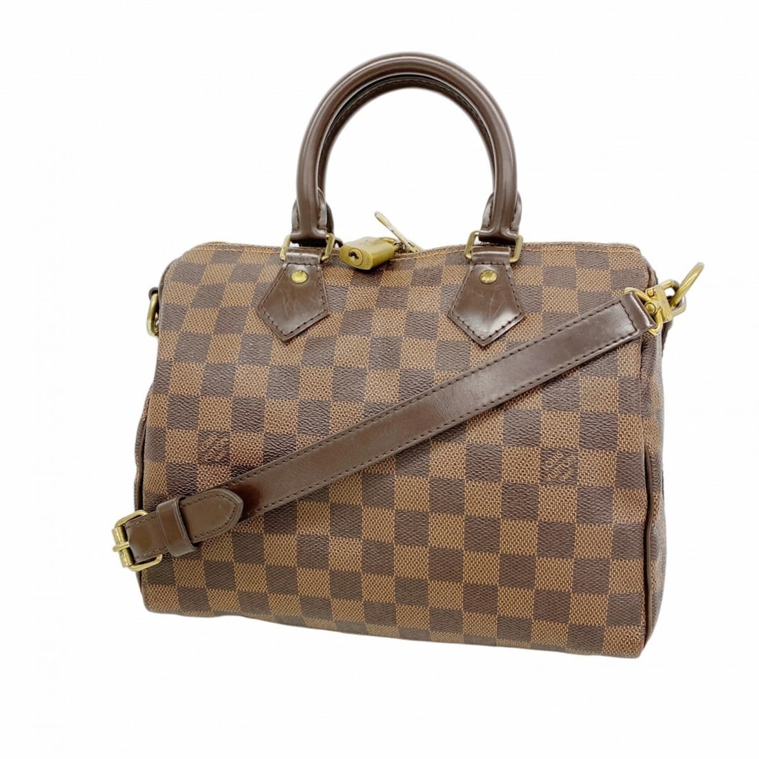 Louis Vuitton Damier Speedy Bandoulière 25 Handbag N40575 Ebene 2-way bag for women: --- Catalog ---Category: SizeSize (HxWxD): 19cm x 25cm x 15cm / 7.48'' x 9.84'' x 5.9''Category: DesignType: HandbagColor: EbeneGender: WomenCategory: GeneralMPN: N40575Brand: Louis Vuitton--- Item Li