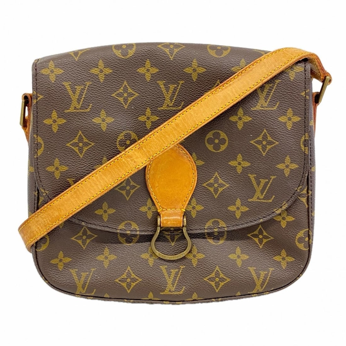 Louis Vuitton Monogram Saint Cloud GM Shoulder Bag M51242 Brown Women's: --- Catalog ---Category: SizeSize (HxWxD): 22cm x 24cm x 6.5cm / 8.66'' x 9.44'' x 2.55''Category: DesignType: Shoulder bagColor: BrownGender: WomenCategory: GeneralMPN: M51242Brand: Louis Vuitton--- 