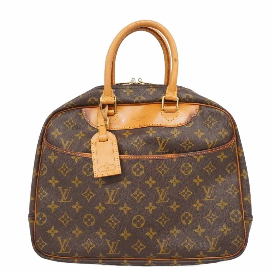 Louis Vuitton Monogram Deauville Handbag M47270 Brown Women's: --- Catalog ---Category: SizeSize (HxWxD): 26cm x 33cm x 13cm / 10.23'' x 12.99'' x 5.11''Category: DesignType: HandbagColor: BrownGender: WomenCategory: GeneralMPN: M47270Brand: Louis Vuitton--- Item