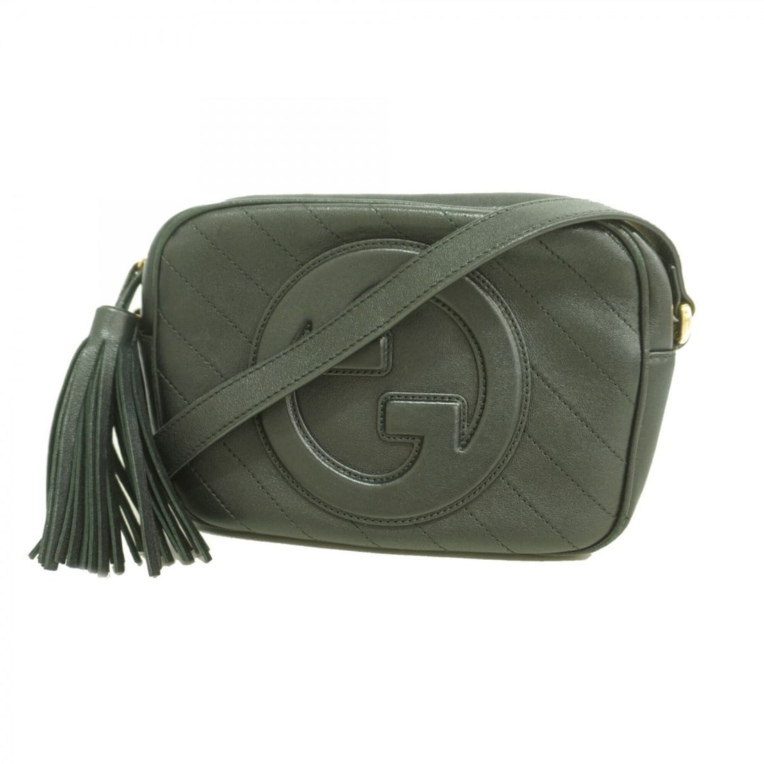 Gucci Blondie Shoulder Bag 742360 Leather Black Women's: --- Catalog ---Category: SizeSize (HxWxD): 15.5cm x 20.5cm x 7.5cm / 6.1'' x 8.07'' x 2.95''Category: DesignType: Shoulder bagColor: BlackGender: WomenMaterial: Leather Hardware Color: GoldCategory: G