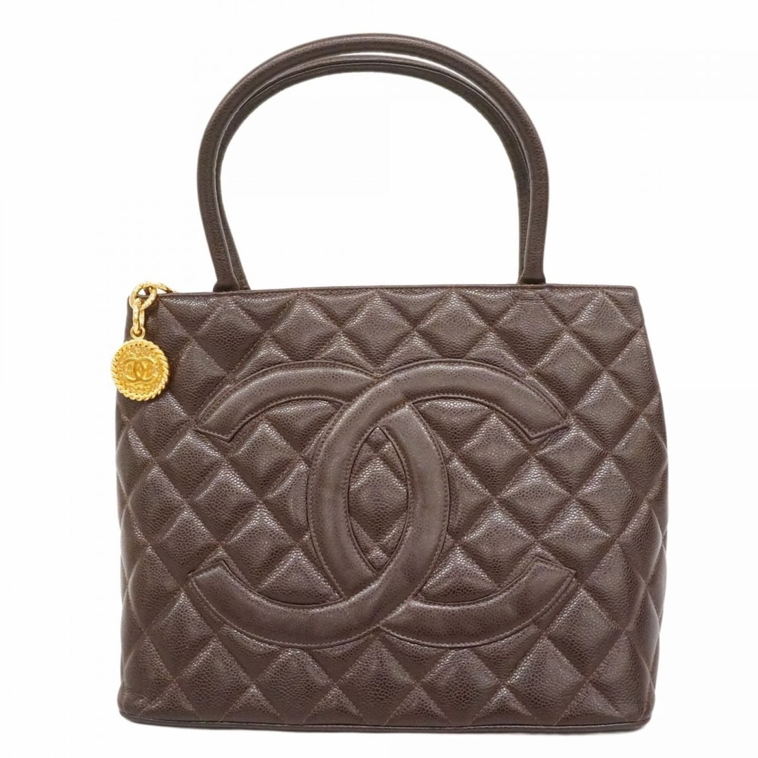 Chanel Tote Bag, Reissue Tote, Caviar Leather, Brown, Women's: --- Catalog ---Category: SizeSize (HxWxD): 24cm x 32cm x 15.5cm / 9.44'' x 12.59'' x 6.1''Category: DesignType: Tote bagColor: BrownGender: WomenMaterial: Grained Calfskin Hardware Color: GoldCategory