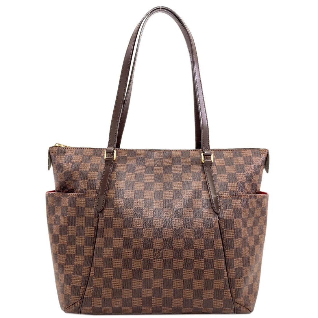 Louis Vuitton N41281 Totally MM Tote Bag, Damier Canvas, Women's LOUIS VUITTON: --- Catalog ---Category: SizeSize (HxWxD): 29cm x 33cm x 14cm / 11.41'' x 12.99'' x 5.51''Category: DesignType: Tote bagColor: Damier Canvas, EbeneGender: WomenMaterial: Damier Canvas Category: Genera
