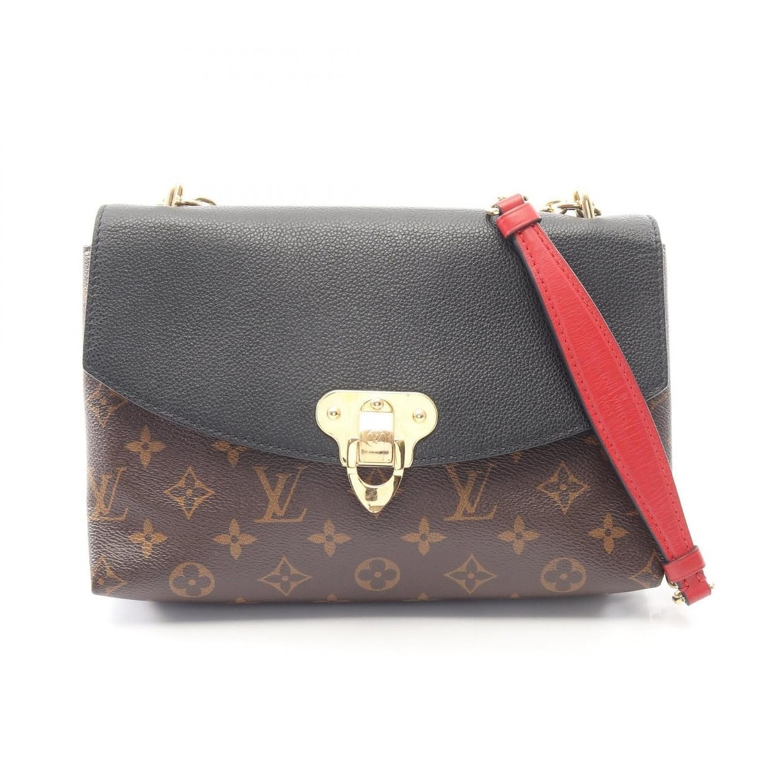 Louis Vuitton Saint Placido Shoulder Bag/Handbag, Coated Canvas and Leather, Monogram Pattern,: --- Catalog ---Category: SizeSize (HxWxD): 17.5cm x 24.5cm x 6.5cm / 6.88'' x 9.64'' x 2.55''Category: DesignType: Handbag, Shoulder bagColor: Black, Brown, Monogram, NoirGender: WomenMaterial: Coated
