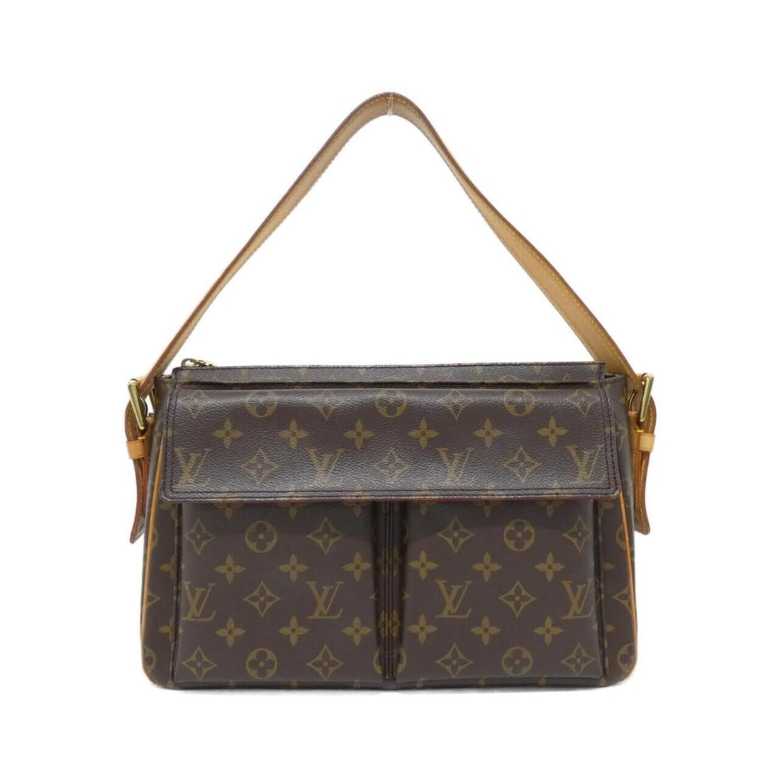 Louis Vuitton Monogram Viva Cite GM M51163 Shoulder Bag: --- Catalog ---Category: SizeSize (HxWxD): 22cm x 31cm x 10cm / 8.66'' x 12.2'' x 3.93''Category: DesignType: Shoulder bagColor: Marron, MonogramGender: WomenMaterial: Coated canvas Category: GeneralM