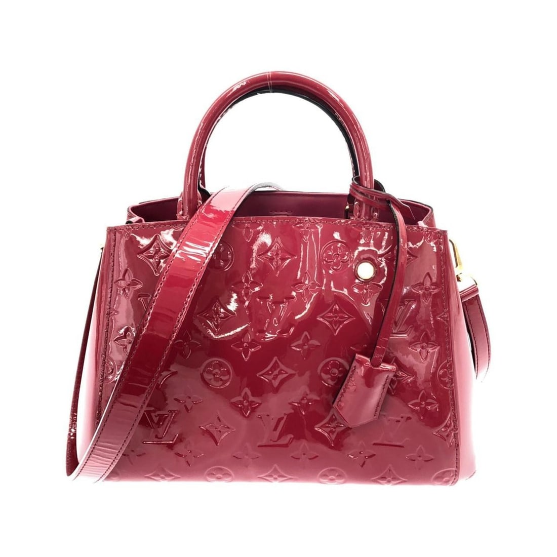 Louis Vuitton Vernis Montaigne BB M50172 Handbag: --- Catalog ---Category: SizeSize (HxWxD): 20cm x 29cm x 9.5cm / 7.87'' x 11.41'' x 3.74''Category: DesignType: HandbagColor: Indian rose, RoseGender: Women,MenMaterial: Vernis Category: GeneralMPN: M