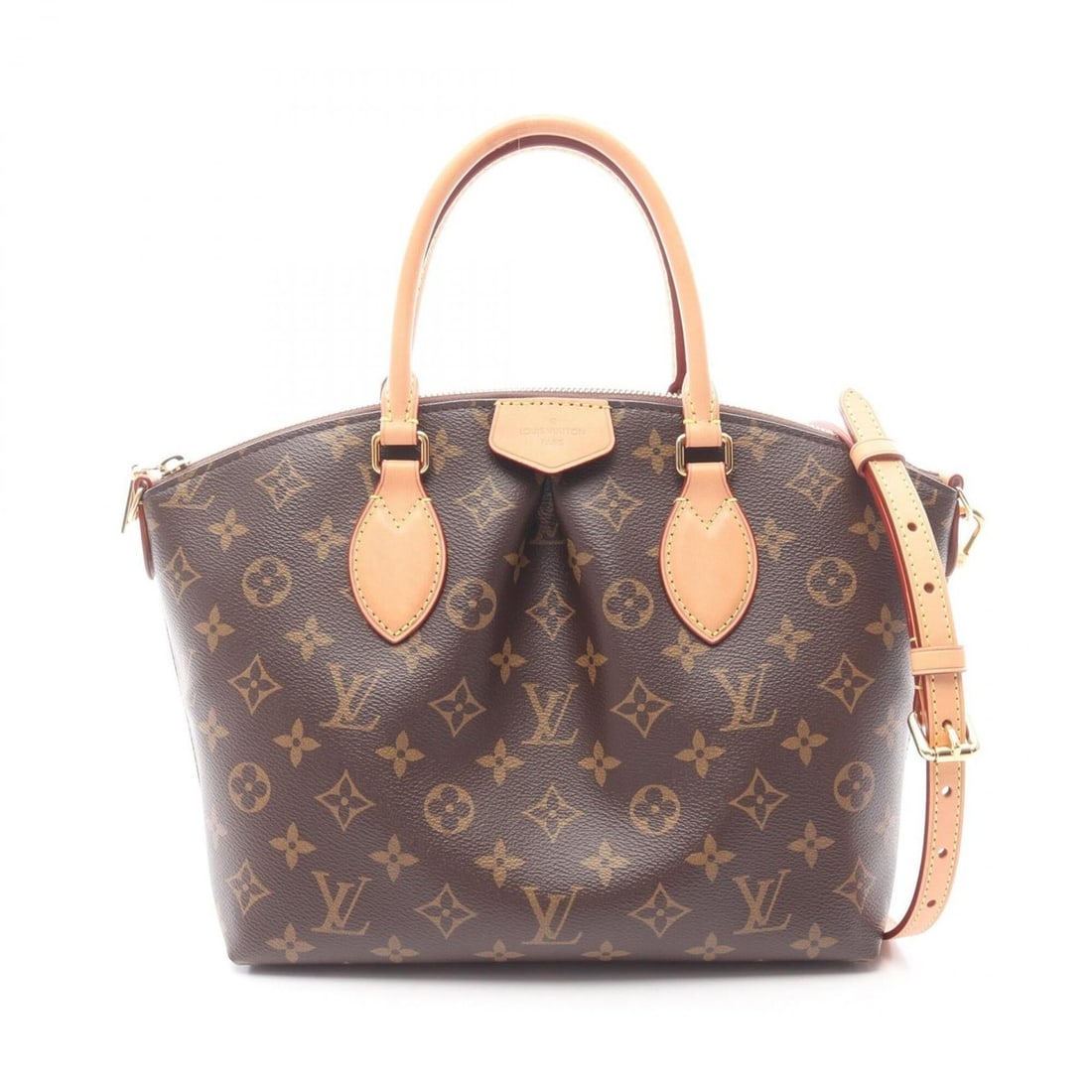 Louis Vuitton Boetie NM PM 2-Way Handbag, Coated Canvas and Leather, Monogram Pattern, Women's,: --- Catalog ---Category: SizeSize (HxWxD): 22cm x 25cm x 13cm / 8.66'' x 9.84'' x 5.11''Category: DesignType: HandbagColor: BrownGender: WomenMaterial: Coated canvas , PVC , Monogram , Leather Categor