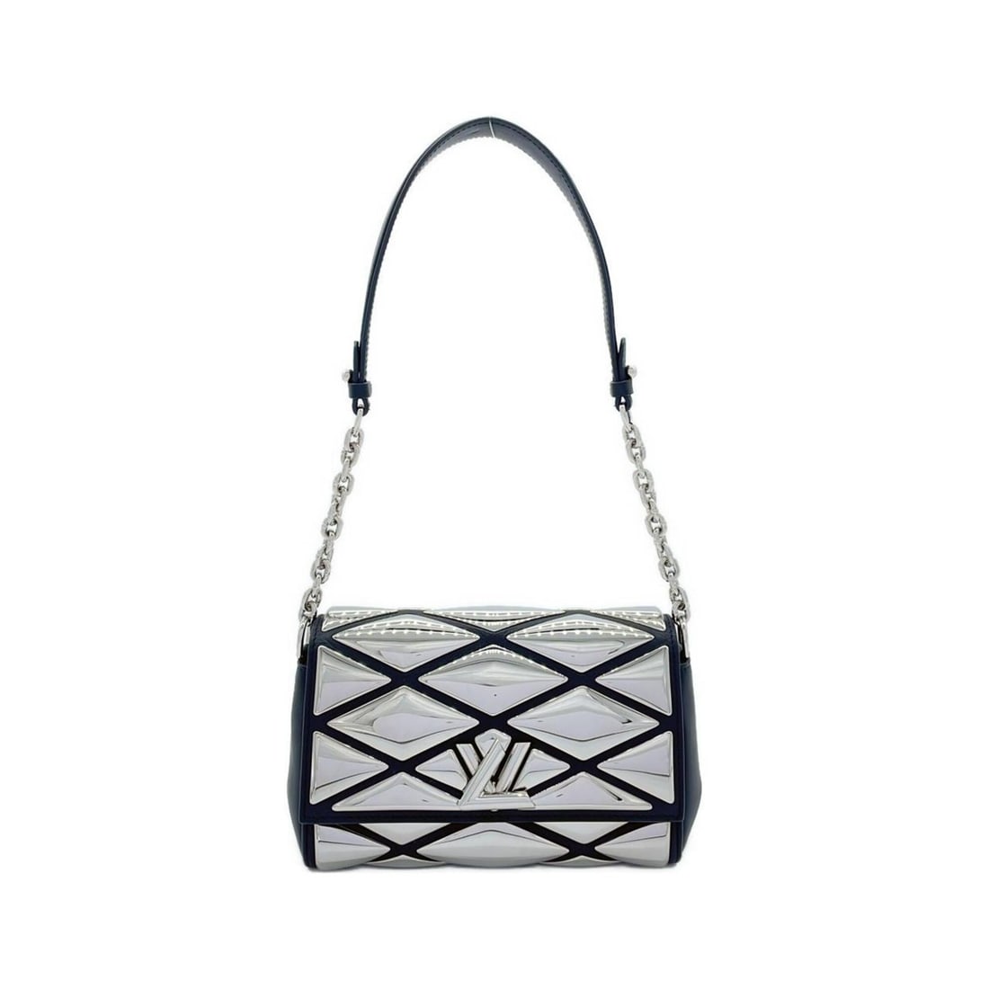Louis Vuitton GO-14 PM M50721 Shoulder Bag: --- Catalog ---Category: SizeSize (HxWxD): 15cm x 20.5cm x 7cm / 5.9'' x 8.07'' x 2.75''Category: DesignType: Shoulder bagColor: SilverGender: WomenMaterial: Metal Category: GeneralMPN: M50721Brand: L