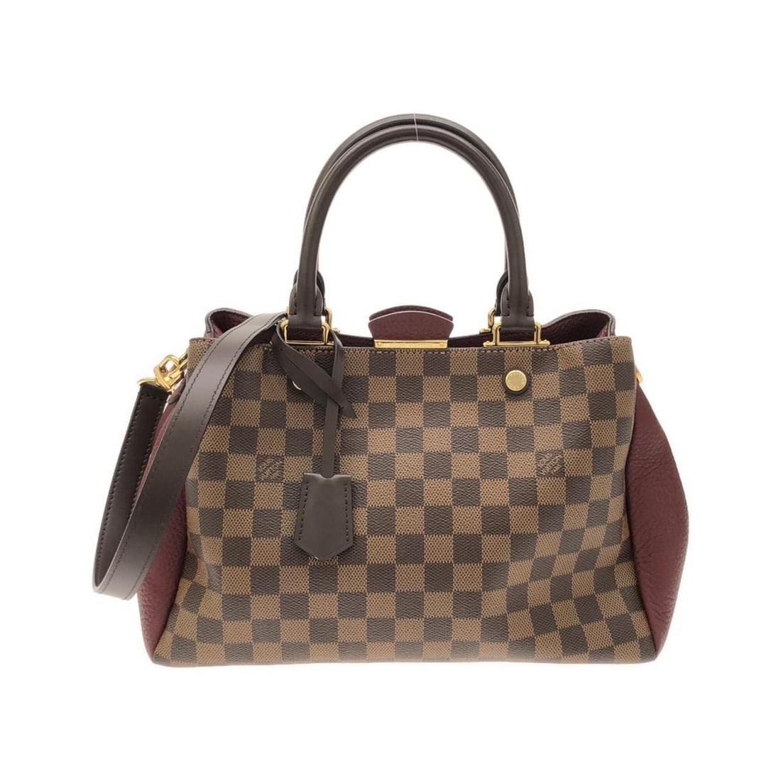 Louis Vuitton Damier Brittany N41675 Handbag: --- Catalog ---Category: SizeSize (HxWxD): 21cm x 30cm x 13.5cm / 8.26'' x 11.81'' x 5.31''Category: DesignType: HandbagColor: BrownGender: Women,MenMaterial: Coated canvas Category: GeneralMPN: N4167