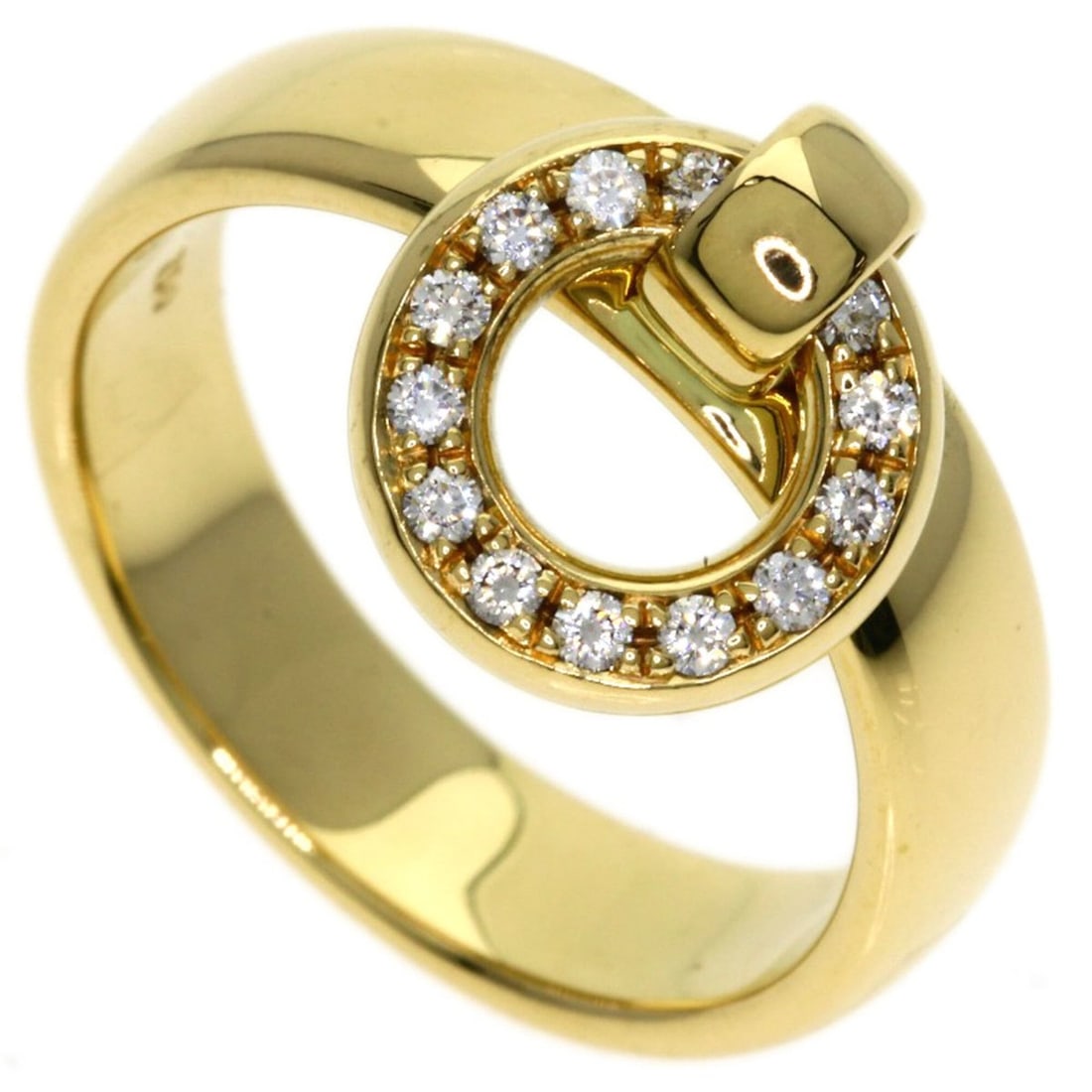 Tiffany & Co. Door Knock Diamond Ring, 18K Yellow Gold, Women's.: --- Catalog ---Category: SizeJP Size: 8.5US Size: 4.5Category: DesignType: Band ringGender: WomenMaterial: Yellow gold (18K)Category: GeneralBrand: Tiffany--- Item List ---Section: ConditionRanking: R
