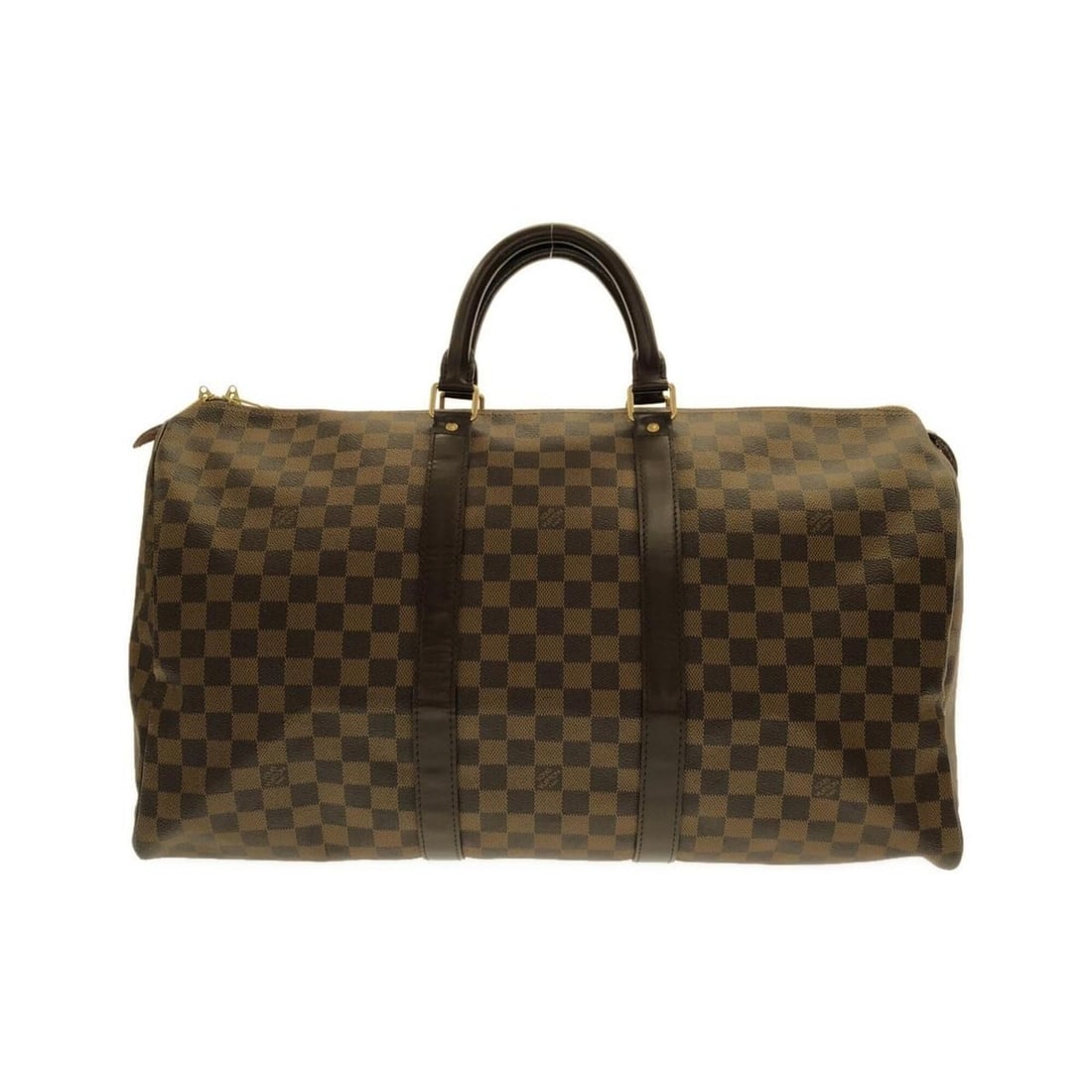 Louis Vuitton Damier Keepall 50cm N41427 Boston Bag: --- Catalog ---Category: SizeSize (HxWxD): 28.5cm x 49.5cm x 33cm / 11.22'' x 19.48'' x 12.99''Category: DesignType: Boston bagColor: BrownGender: Women,MenMaterial: Coated canvas Category: GeneralMPN