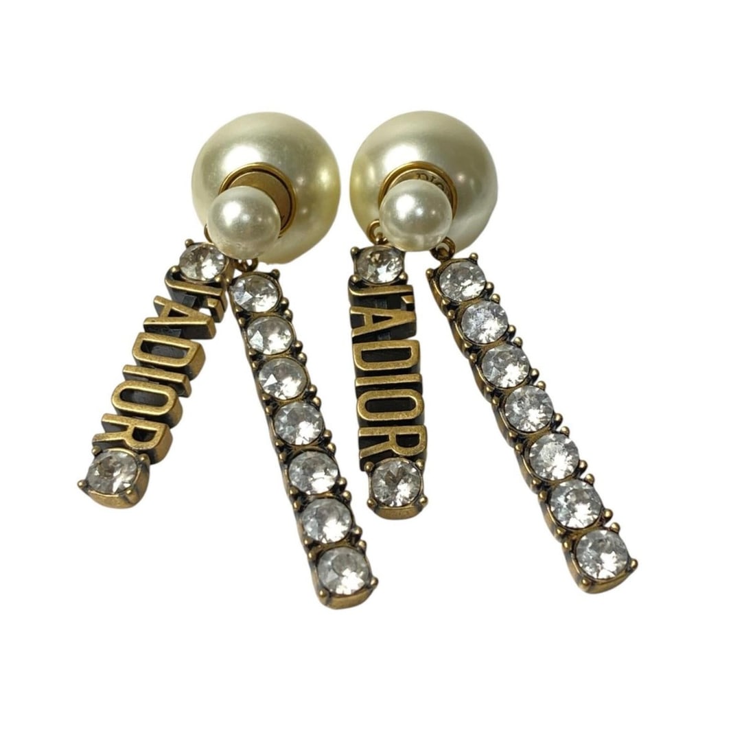 Christian Dior Dior J'ADIOR rhinestone earrings for women: --- Catalog ---Category: DesignType: Stud earringsColor: GoldGender: WomenMaterial: MetalCategory: GeneralBrand: Christian Dior--- Item List ---Section: ConditionRanking: Rank AB Used - Traces of usag