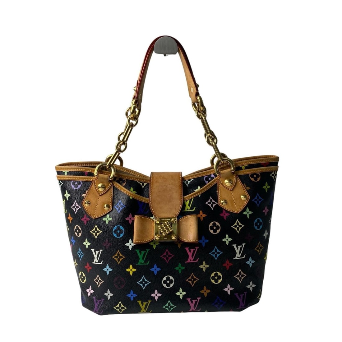 Louis Vuitton Monogram Multicolor Annie GM Tote Bag M40307 SR1111: --- Catalog ---Category: SizeSize (HxWxD): 24cm x 40cm x 18.5cm / 9.44'' x 15.74'' x 7.28''Category: DesignType: Tote bagColor: Multi-colorGender: WomenMaterial: PVC , Leather Category: GeneralMPN: M4