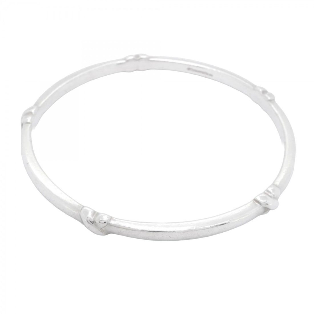 Tiffany & Co. Signature Sterling Silver Bangle for Women: --- Catalog ---Category: SizeLength: 19cm / 7.48''Category: DesignType: BangleGender: WomenMaterial: Silver 925Category: GeneralBrand: Tiffany--- Item List ---Section: ConditionRanking: Rank AB Used -