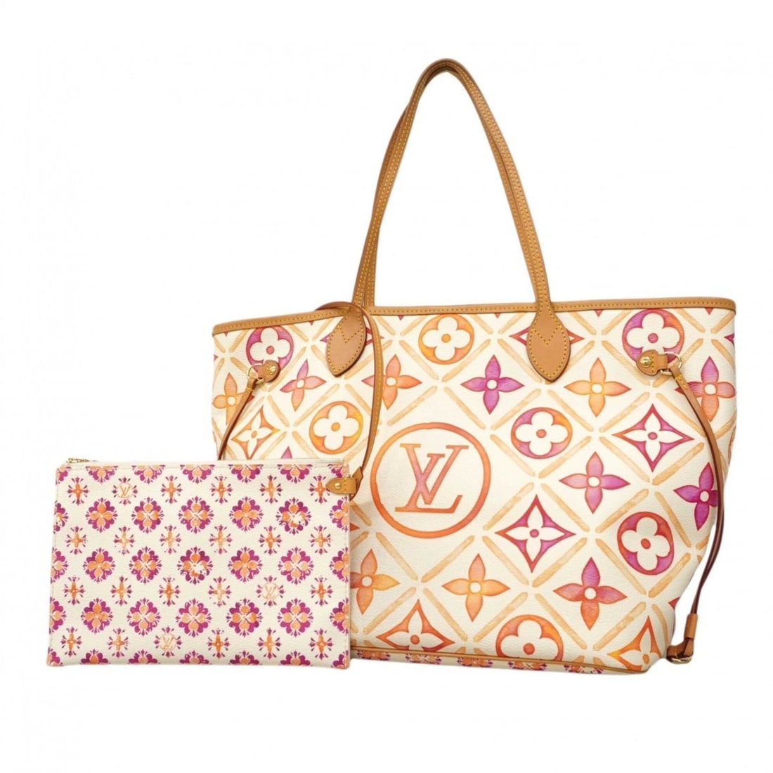 Louis Vuitton Monogram Tile By the Pool Neverfull MM Tote Bag M25317 Coral Women's P2776223: --- Catalog ---Category: SizeSize (HxWxD): 29cm x 32cm x 16cm / 11.41'' x 12.59'' x 6.29''Category: DesignType: Tote bagColor: PinkGender: WomenCategory: GeneralMPN: M25317Brand: Louis Vuitton--- Item