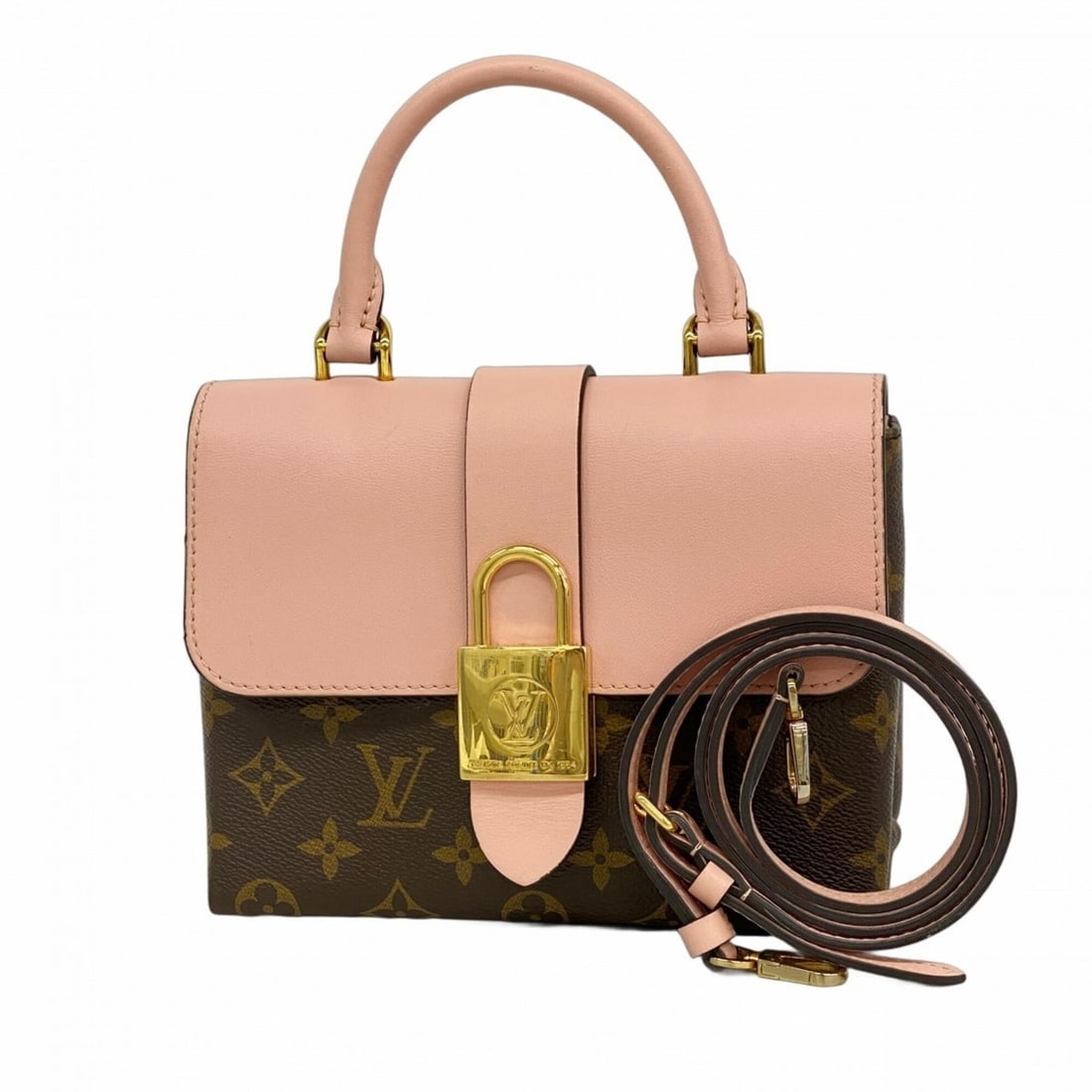 Louis Vuitton Monogram Rocky BB Handbag M44080 Brown Rose Poudre 2-way bag for women P2765853: --- Catalog ---Category: SizeSize (HxWxD): 17.5cm x 20cm x 7.5cm / 6.88'' x 7.87'' x 2.95''Category: DesignType: HandbagColor: Brown, Rose PoudreGender: WomenCategory: GeneralMPN: M44080Brand: Louis V
