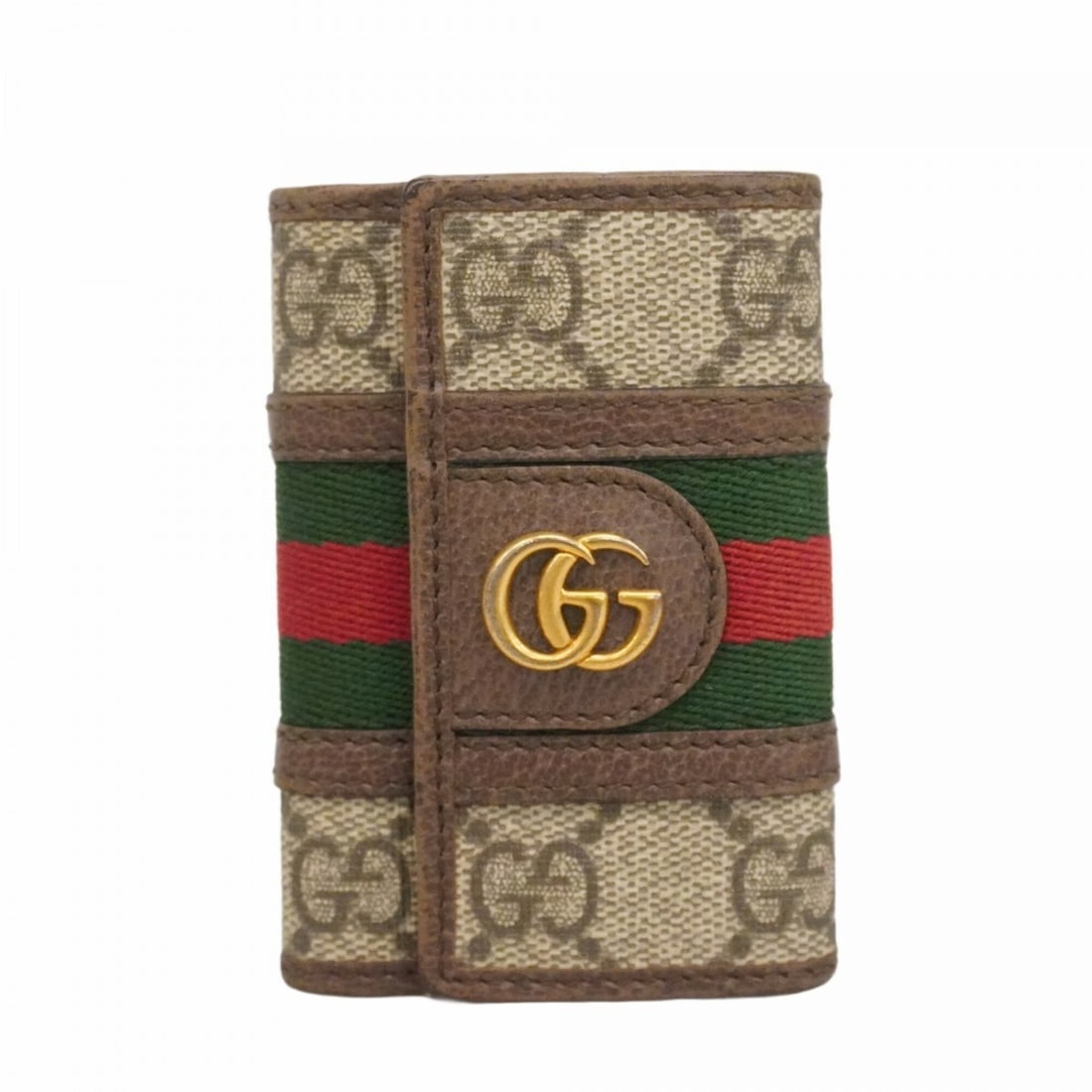 Gucci Ophidia Key Case 603732 Beige Brown Women's Accessory: --- Catalog ---Category: DesignType: KeycaseColor: Beige, BrownGender: WomenMaterial: PVC Category: GeneralMPN: 603732Brand: GucciCategory: Physical PropertiesSize (HxWxD): 9.5cm x 6.5cm x 2cm / 3.74'