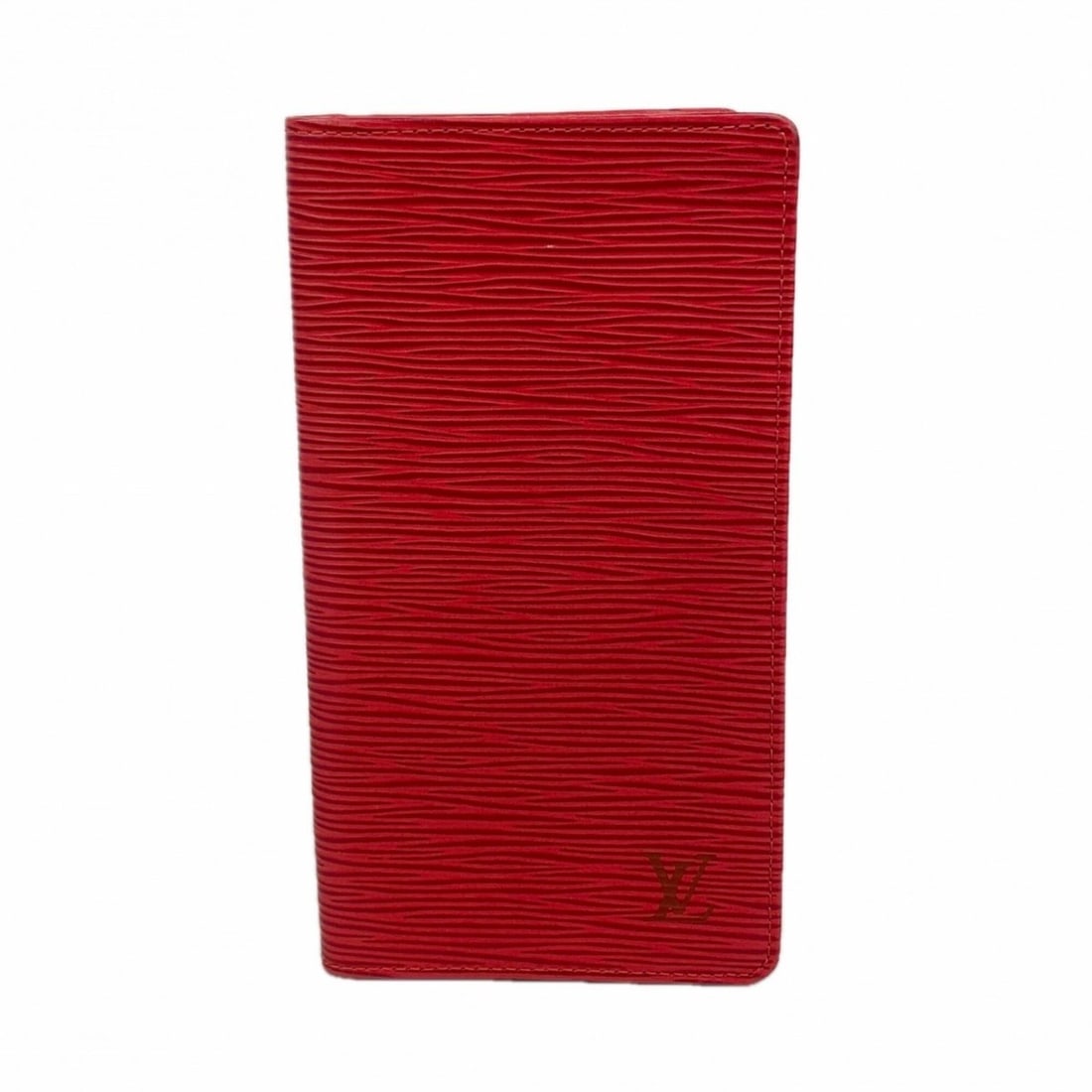 Louis Vuitton Epi Leather Wallet/Long Wallet, Portefeuille Credit M63217, Castilian Red, Ladies': --- Catalog ---Category: SizeSize (HxWxD): 18cm x 10cm x 1cm / 7.08'' x 3.93'' x 0.39''Category: DesignType: Long bill wallet (bi-fold)Color: Castilian redGender: WomenCategory: GeneralMPN: M63217Bran